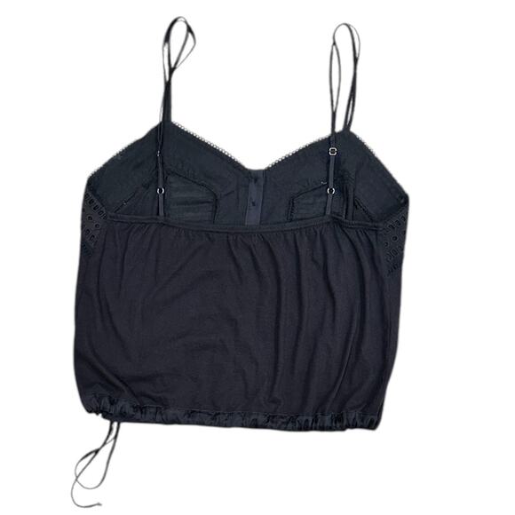 Anthropologie Natasha Eyelet Embroidered Cami In Black - Picture 4 of 5